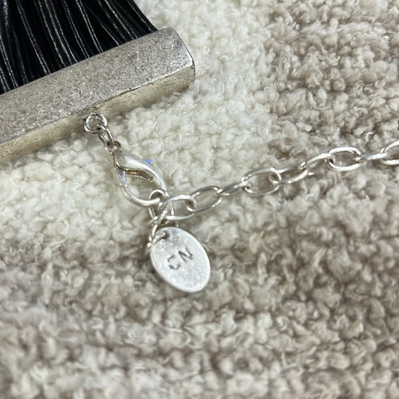 MW Leather Necklace - Picture 6 of 7